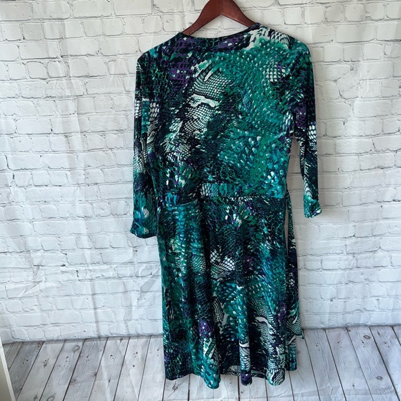 Jones Studio Green & Blue Long Dress size M - Picture 15 of 15